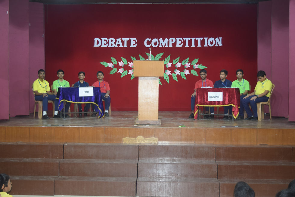 Debate Competition (Stds VIII-X)