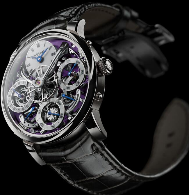 MB&F LM PERPETUAL WHITE GOLD PURPLE 03.WL.P Replica Watch content media