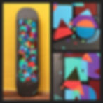 The Broken skateboard