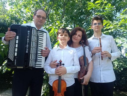 Konzert mit Familie Luchian aus Moldawien in der Garnison Kirche