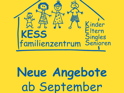 Neue Angebote im KESS Familienzentrum starten im September und Oktober