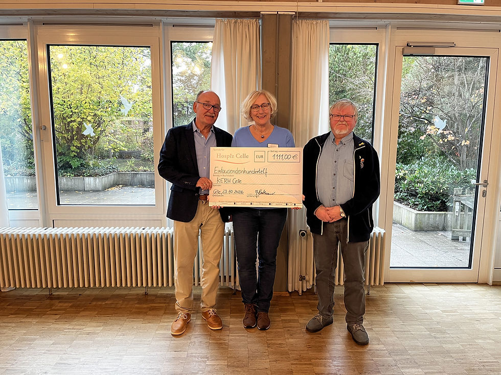 Spendenübergabe