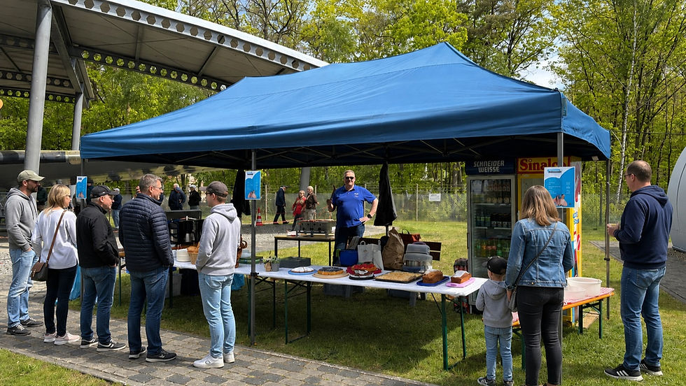 Zelt mit Menschen