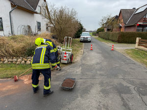 Ölspur über 300 Meter: Feuerwehr Eicklingen im Einsatz