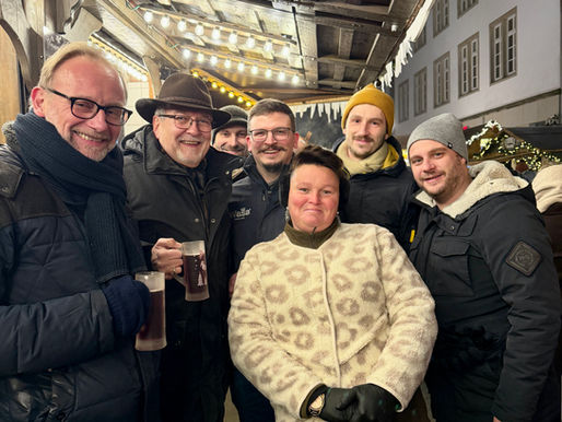 Schaustellerkönigin empfängt die drei Könige der Altstädter Schützengilde Celle