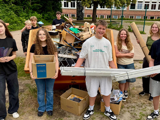 Sauberer Abschluss - "Clean Up-Day" am Christian-Gymnasium