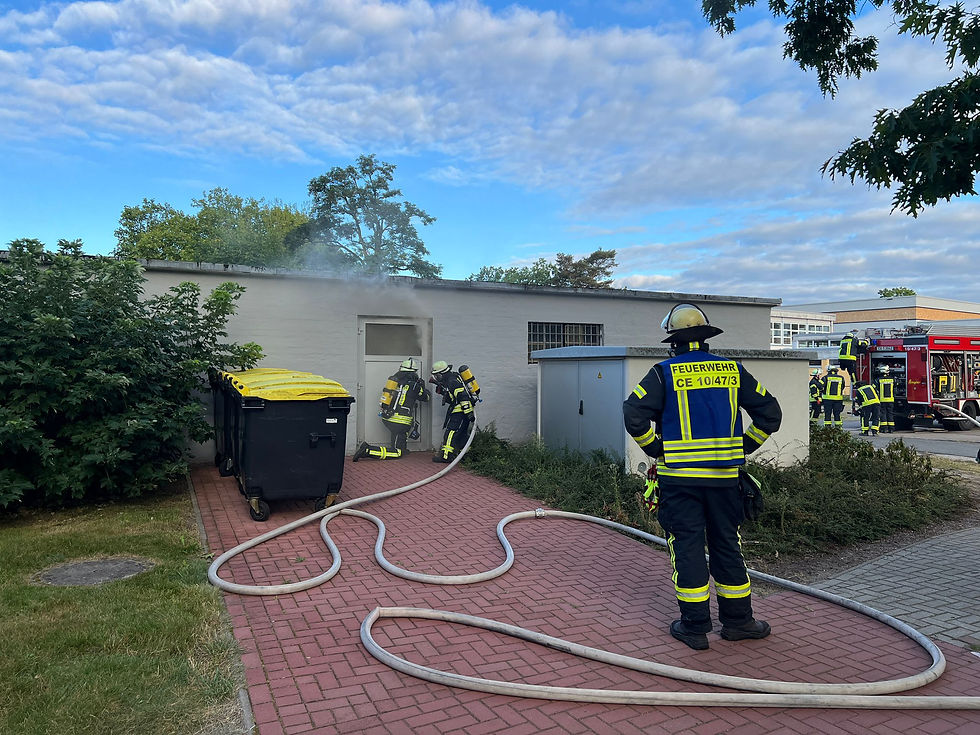 Einsatzstelle (Foto: Feuerwehr Celle)