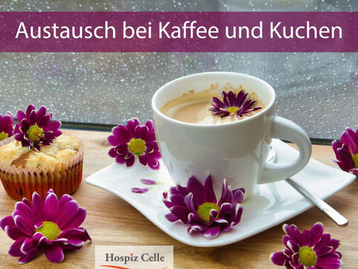 Austausch bei Kaffee und Kuchen