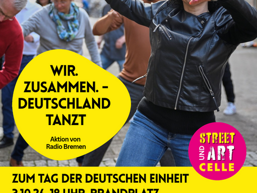 Tanzperformance "Wir. Zusammen. – Deutschland tanzt" zum Tag der Deutschen Einheit auf dem Brandplatz