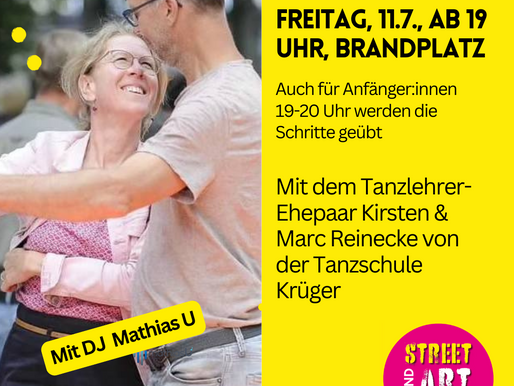 Discofox unter freiem Himmel: Tanzen auf dem Brandplatz geht in die nächste Runde