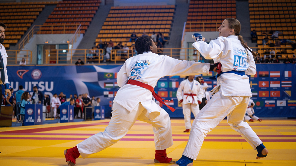 Zwei Kämpferinnen in Aktion