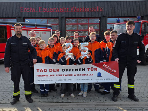 Gruppenfoto Jugendfeuerwehr Westercelle