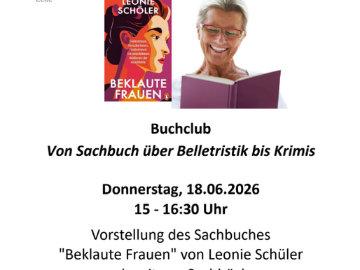 Buchclub "Von Sachbuch über Belletristik bis Krimis" im MGH Celle