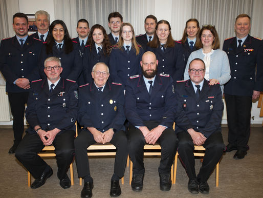 Jahreshauptversammlung der Ortsfeuerwehr Diesten