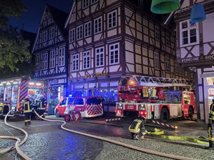 Feuerwehreinsatz in Celler Innenstadt