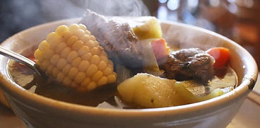 SOPA DE CARNE CON CAMOTE