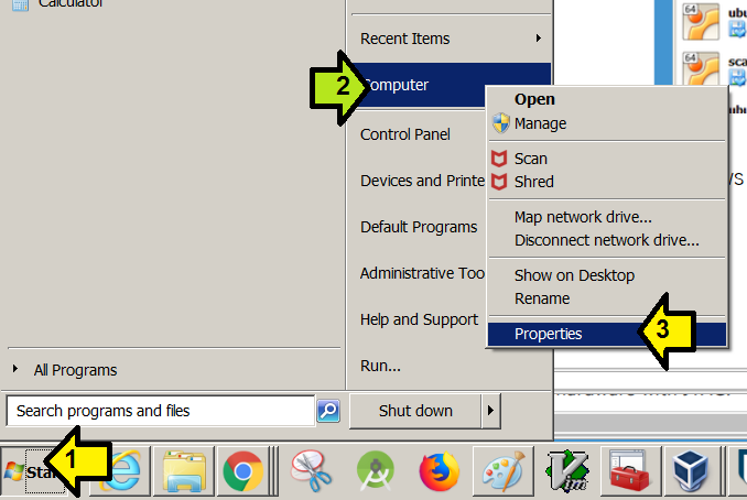 transfer files from pc to virtualbox