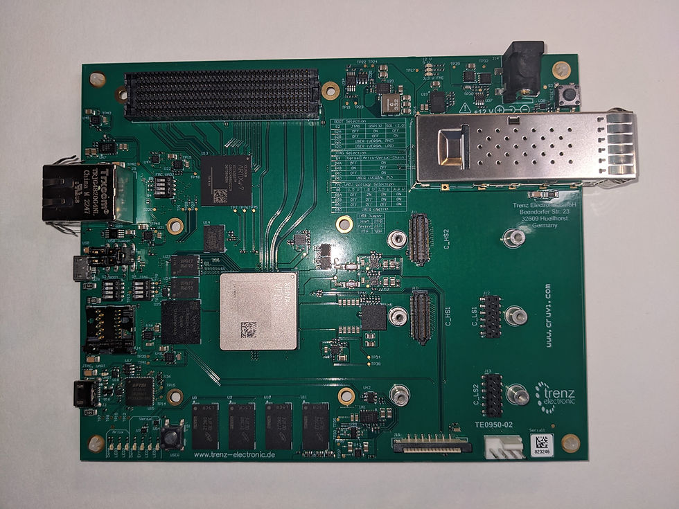 Top of theTE0950-02-EGBE21A board