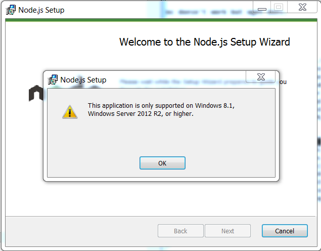 install node js windows 8