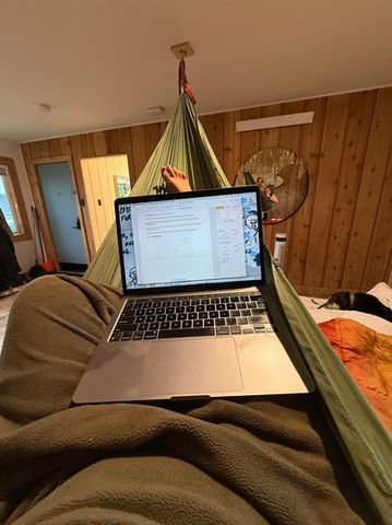 In every LOGE hotel room, there's a trusty hammock.