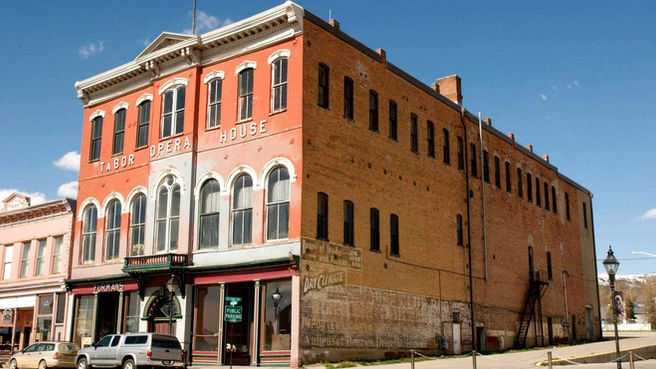 Backstage at the Tabor Opera House during the 24 Hour Theater Festival
