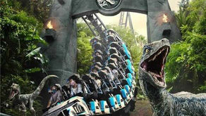 We Ride VelociCoaster and WHAT DID WE JUST EAT?