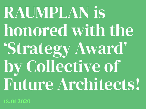 Raumplan receives it's first award!