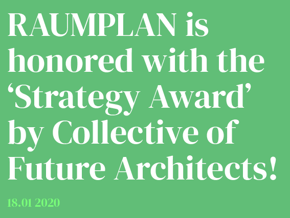 Raumplan receives it's first award!