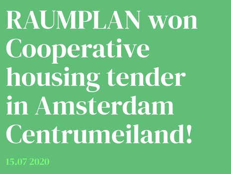 Raumplan wins 5.000 m2 housing tender!
