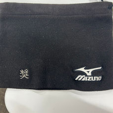 ネックウォーマー　黒　ミズノ「奨」