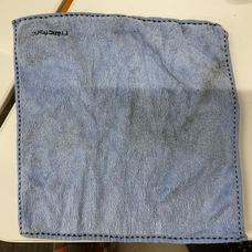 ハンカチ　青