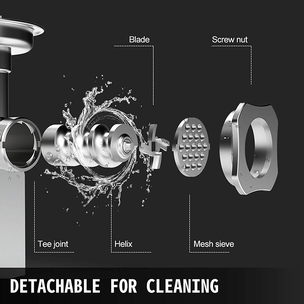 Miniatura: Molino de carne comercial 1,14HP VEVOR