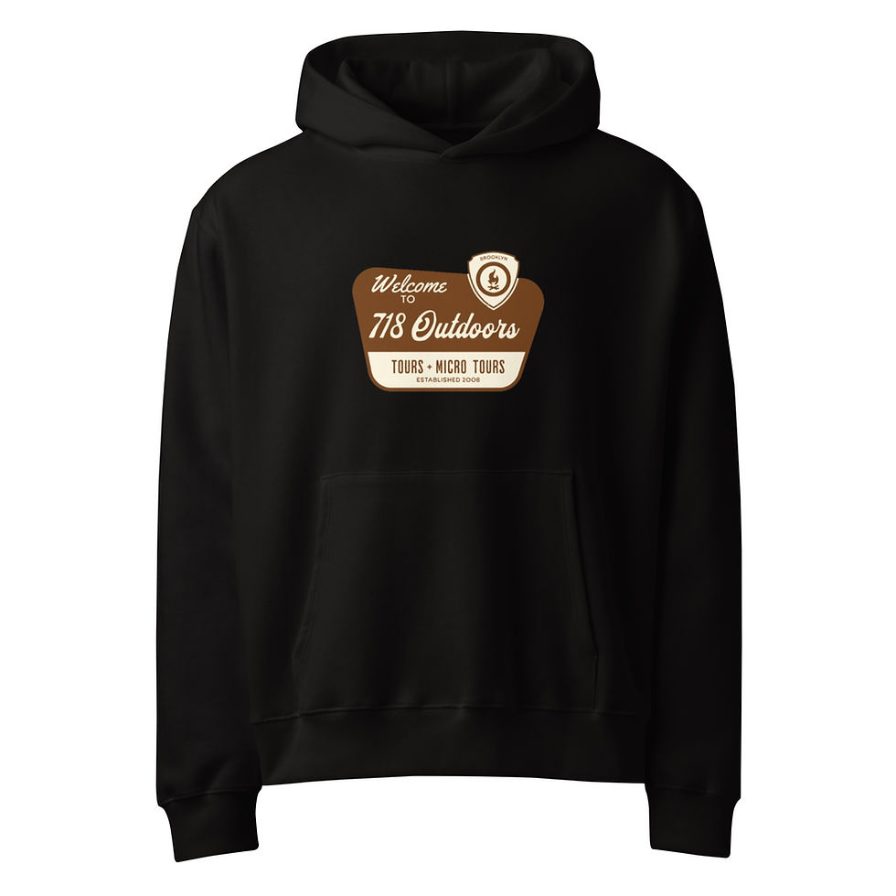 Thumbnail: 718 Outdoor Parks Logo Heavyweight Hoodie