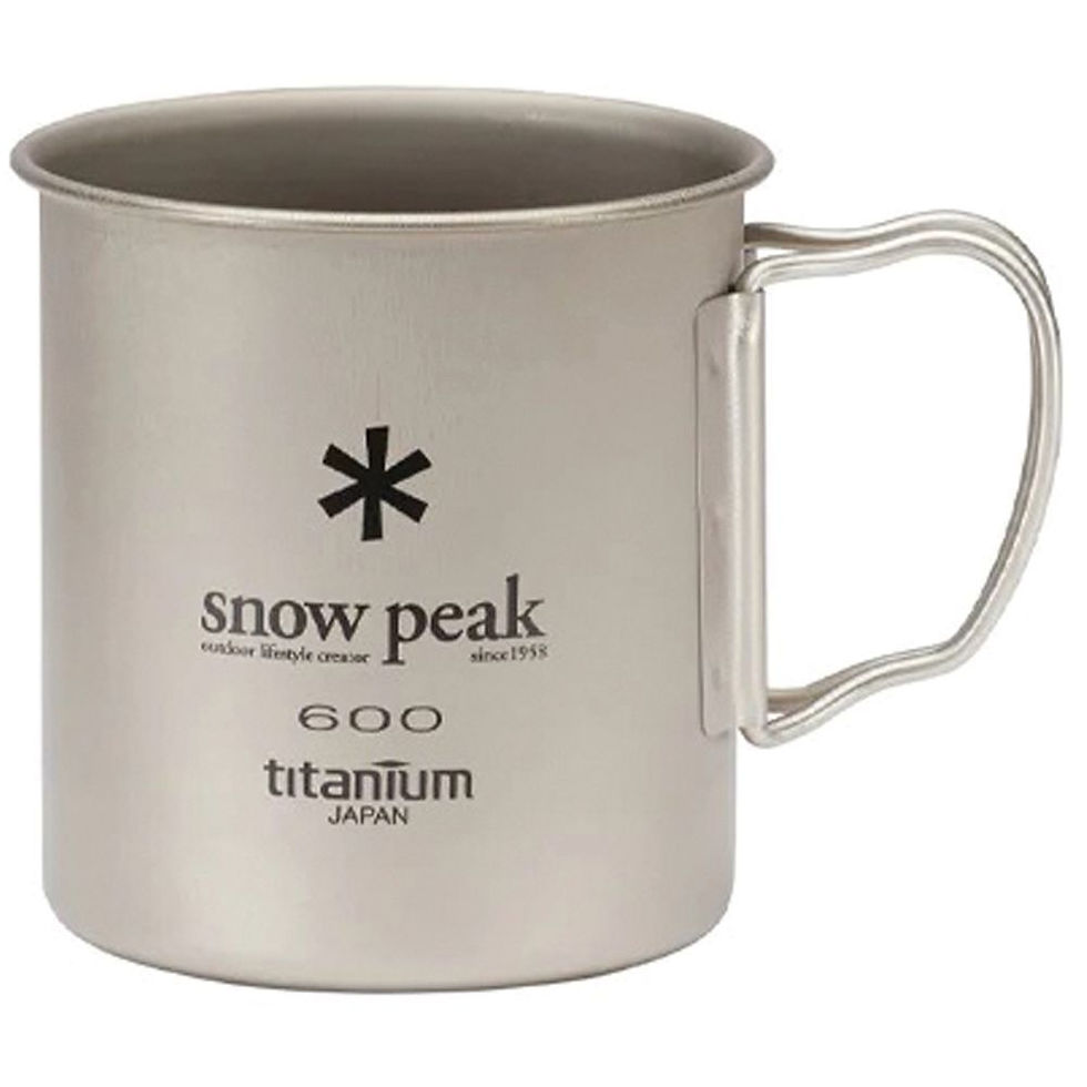 Snow Peak 600ml Single Wall Titanium Mug