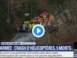 Crash de deux hélicoptères de l'armée dans le Var, au moins 5 morts