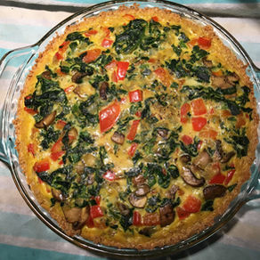 Quinoa Crusted Healthy Quiche