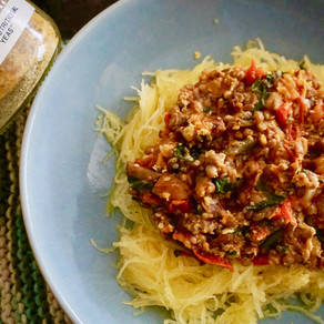 Unspaghetti with Lentil Sauce