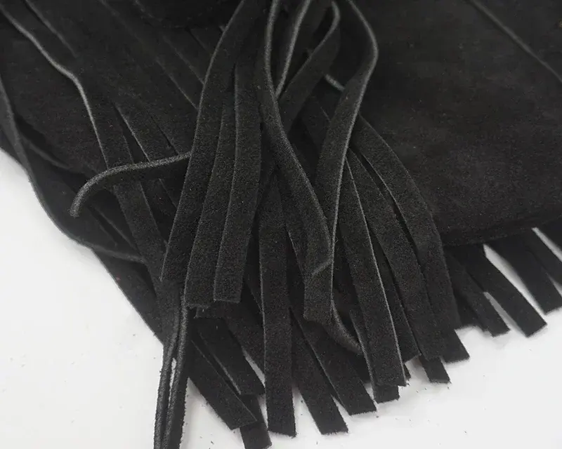 Thumbnail: Suede Fringed Shoulder Bag