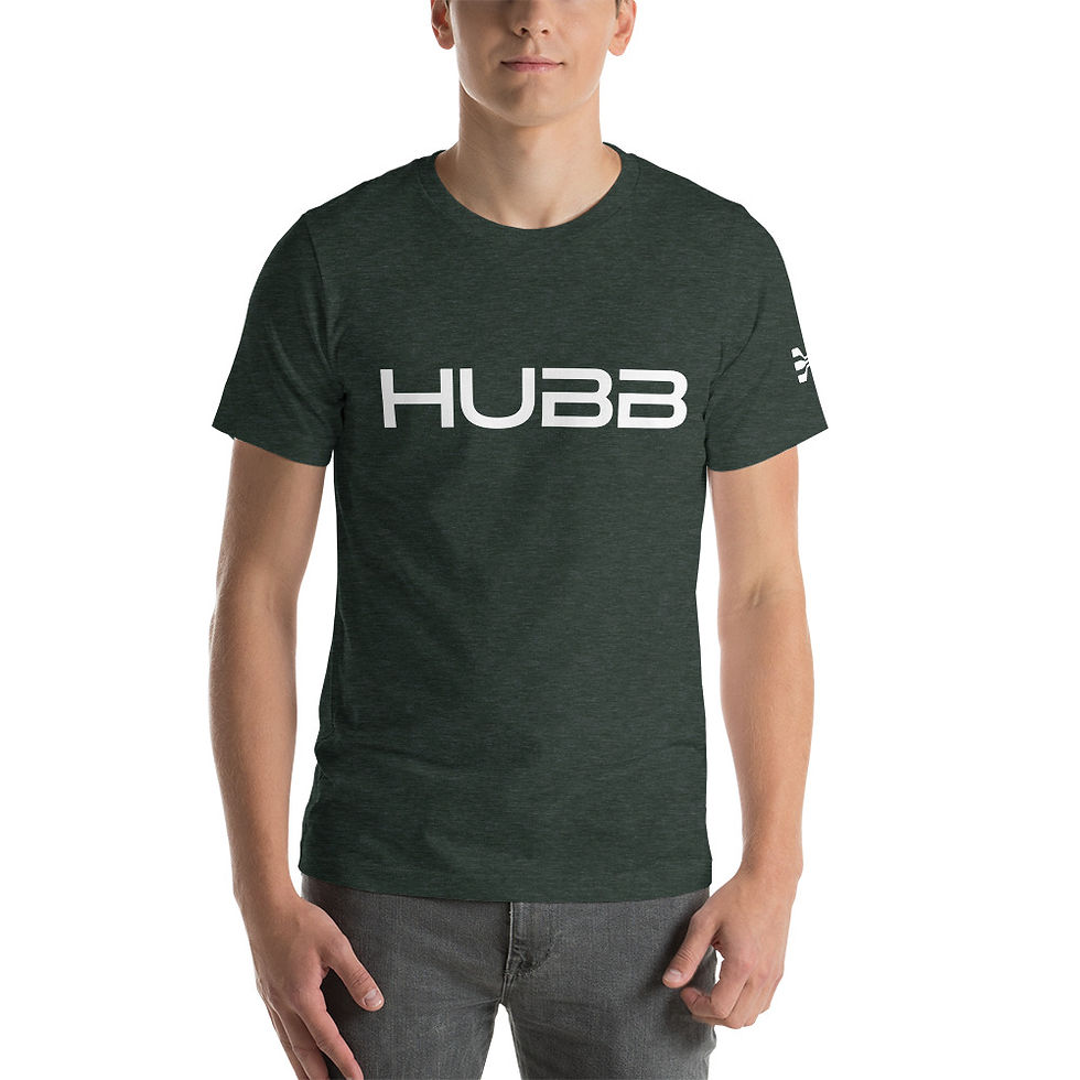 Thumbnail: HUBB LogoType Shirt A (F-S White Print)