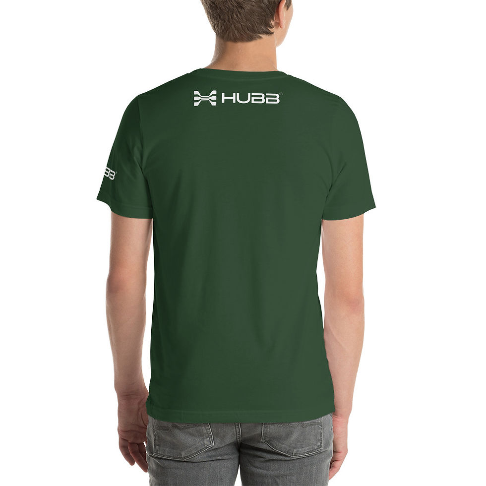 Thumbnail: HUBB Logo Shirt A (F-B-S White Print)
