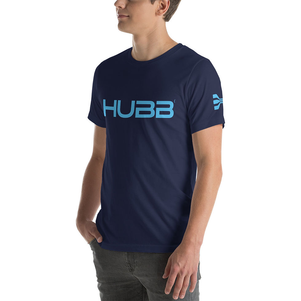 Thumbnail: HUBB LogoType Shirt A (F-S Light Blue)