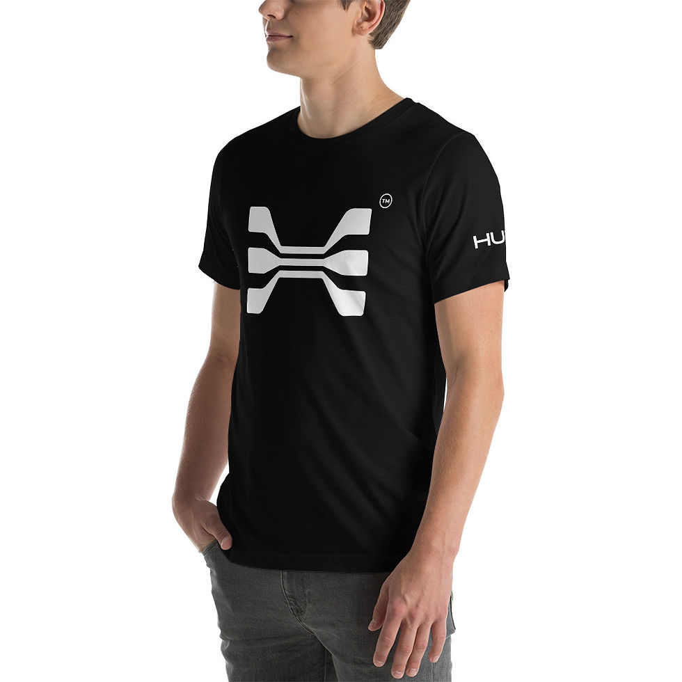 Thumbnail: HUBB Logo Shirt A (F-B-S White Print)