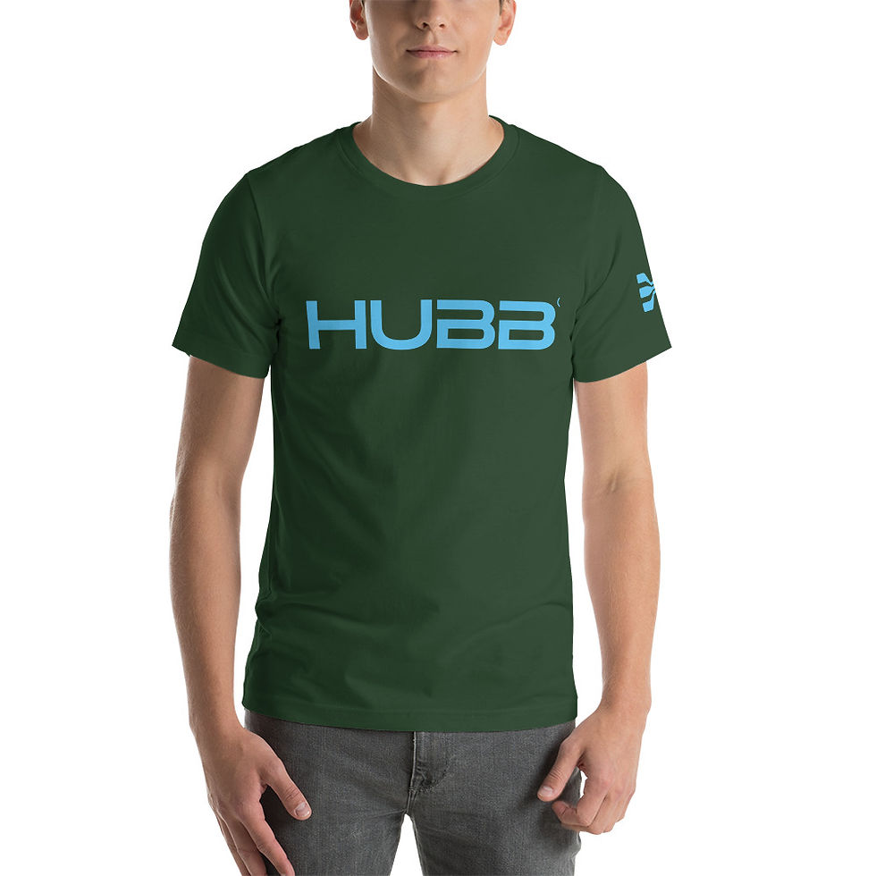 Thumbnail: HUBB LogoType Shirt A (F-S Light Blue)