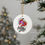 Thumbnail: Ceramic Ornaments, 2-Side Print, (1pc, 3pcs, 5pcs, 10pcs)