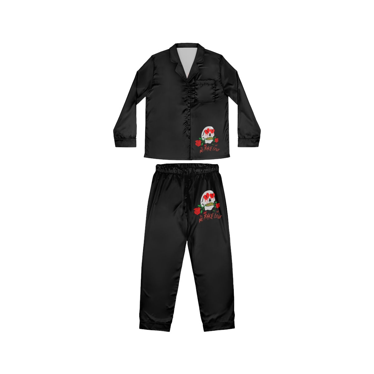 Women's Satin Pajamas (AOP)