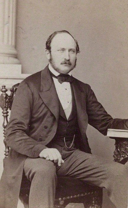 Prince Albert wearing an Albert chain