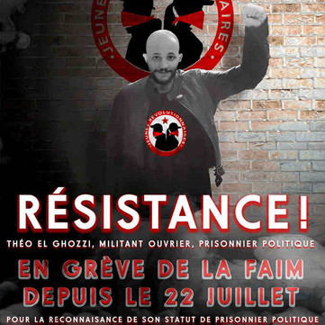 FRENCH STATE - Free comrade Theo! Support the political prisoners!