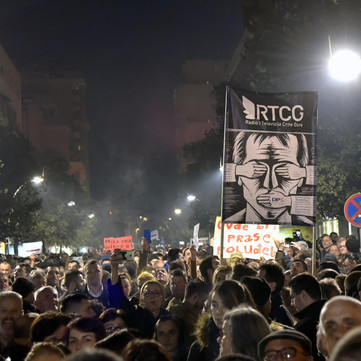 MONTENEGRO - Protests against corrupt government