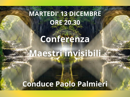 Conferenza sui Maestri invisibili