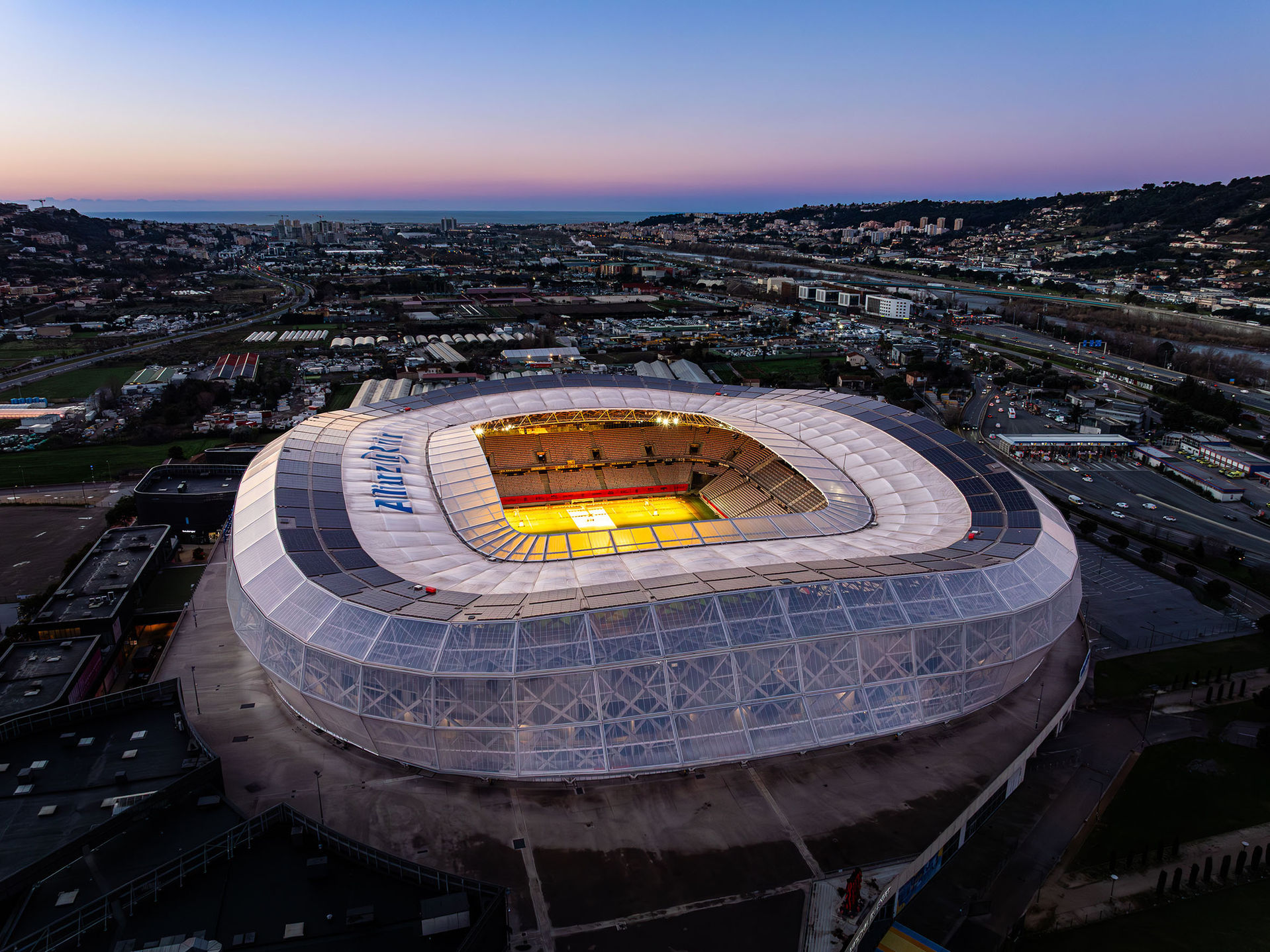 Allianz riviera, Allianz, drone, stade, nice ogcnice, ogc